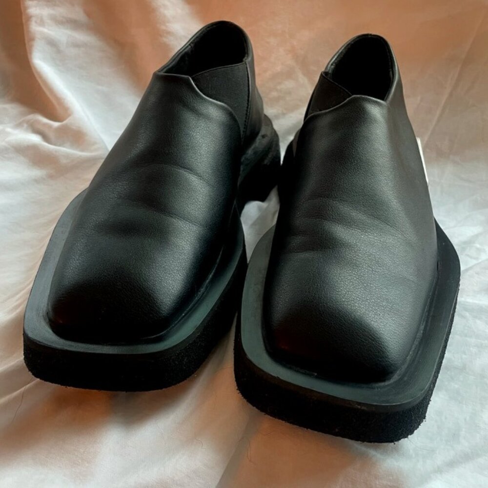 ROMBAUT Black Beyond Leather Drone Loafers Size: 40